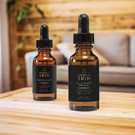 Copper Filler & C + E Clear Ferulic